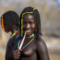 Tempting black girl posing