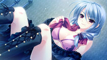 Cute girlfriend spreding